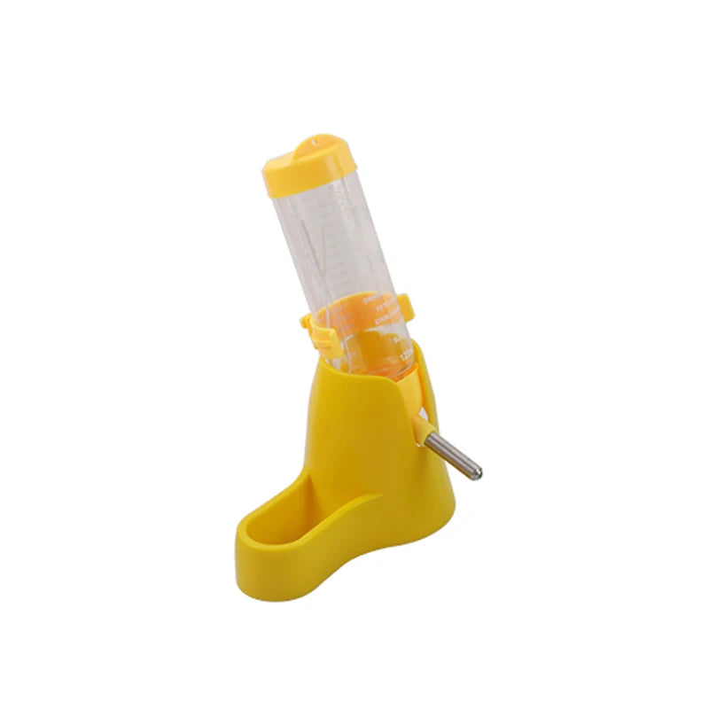 4 Color Plastic Hamster Drinker Water Bottle Dispenser Feeder Hanging Pet Guinea Pig Squirrel Rabbit Drinking Head Pipe Fountain