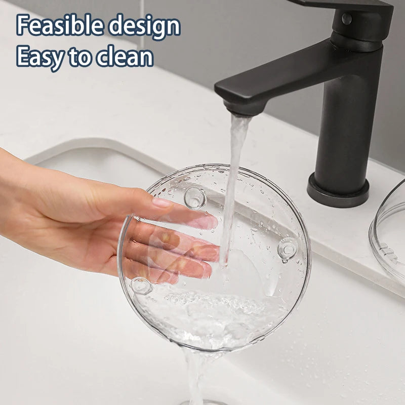 Hamster Transparent Bathroom Small Pet Sand Bath Cage Large Capacity Prevent Splash Bathing Transparent Shower Room Accessories