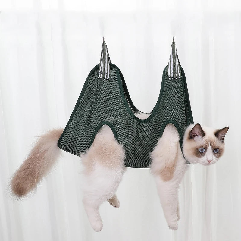 Pet Grooming Hammock Cat Dog Nail Trimmer Small and Medium Cat and Dog Cleaning Supplies Cat Hammock
