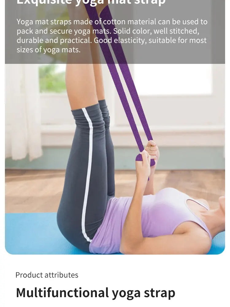Portable Yoga Mat Strap Belt