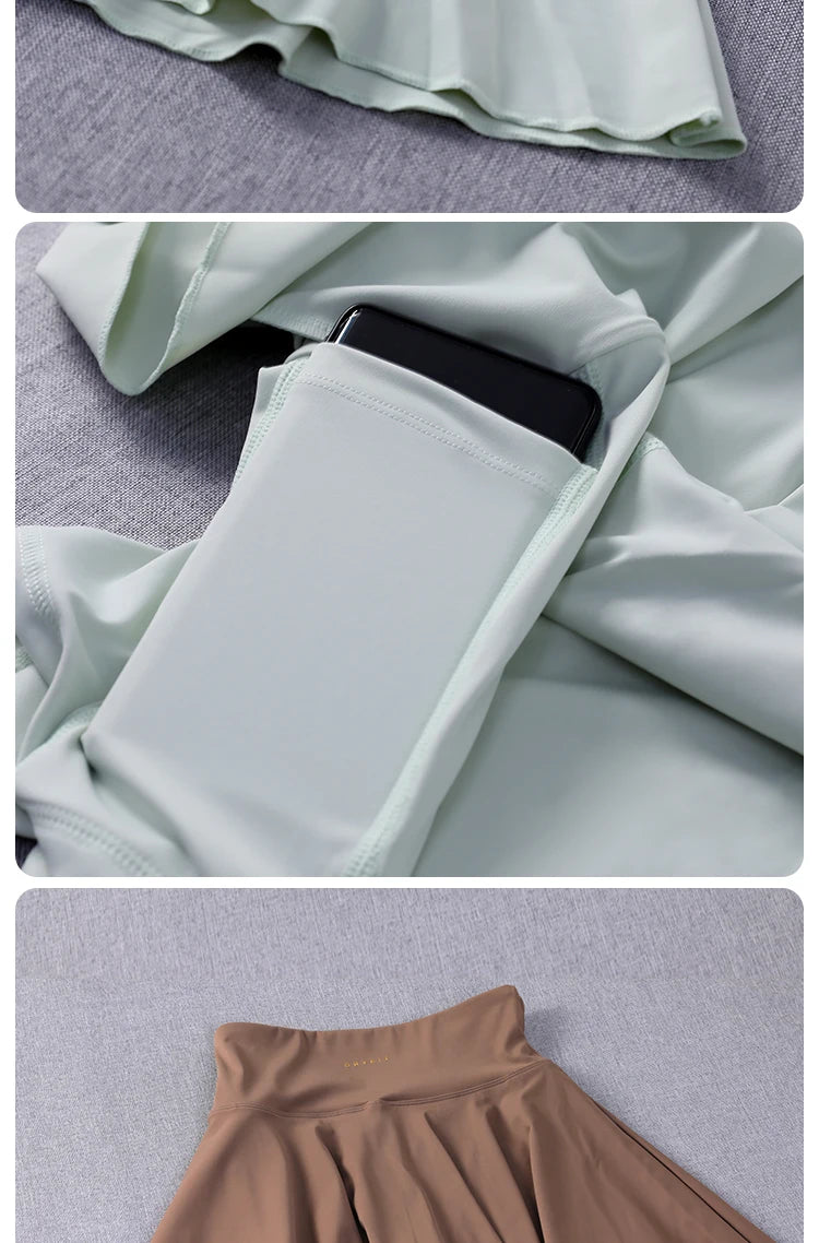 Women’s High-Waist Pleated Athletic Skorts