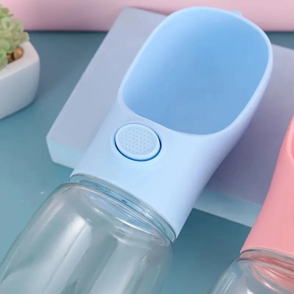 Leak-Proof Dog Water Dispenser - Portable Travel Bottle for Walking & Outdoor Adventures