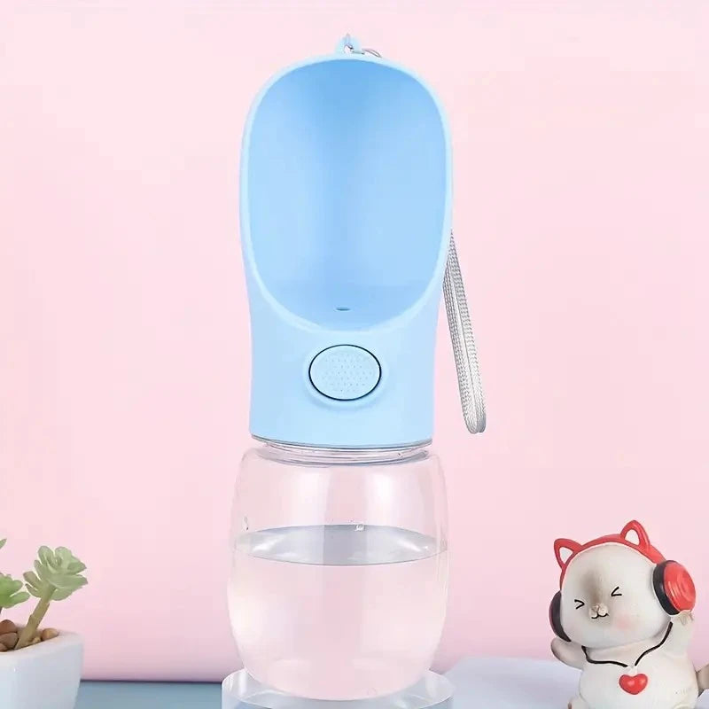 Leak-Proof Dog Water Bottle with Collapsible Bowl - Portable Pet Hydration for Travel, Hiking, Walking, Outdoor Adventures - Dur