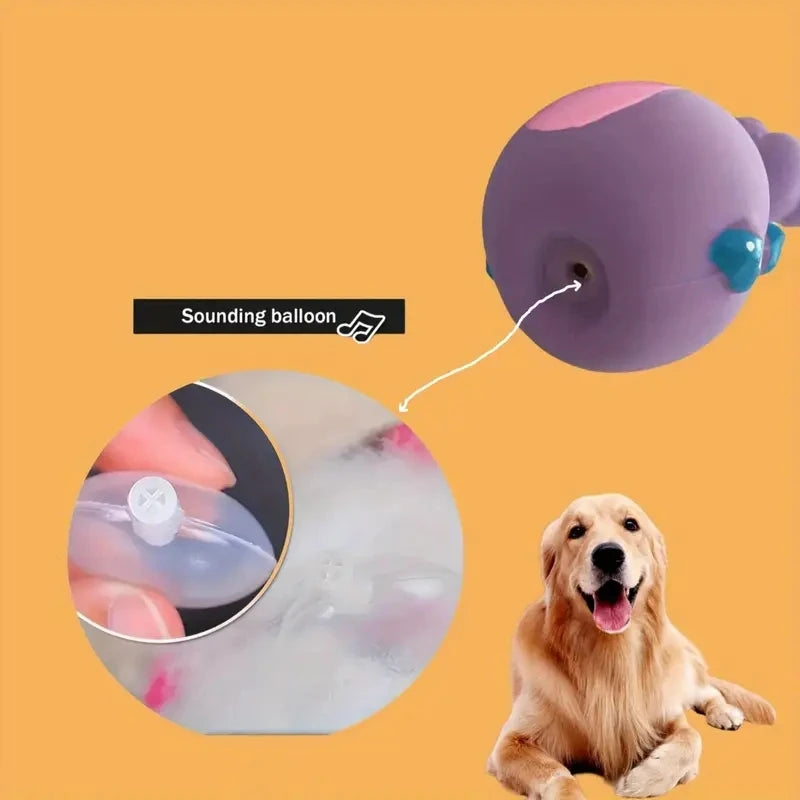 Soft Rubber Chewy Four Styles Squeaky Interactive Throwing