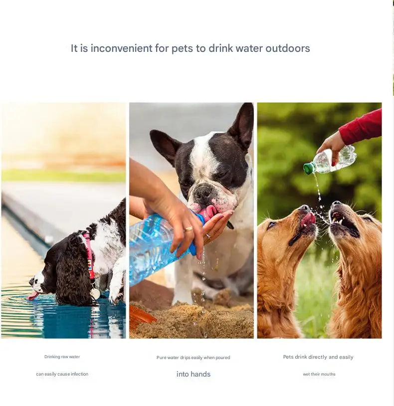 Leak-Proof Portable Dog Water Bowl & Travel Pet Feeder for Dogs, Cats - Durable Outdoor Water Dispenser for Hiking, Camping, Adv