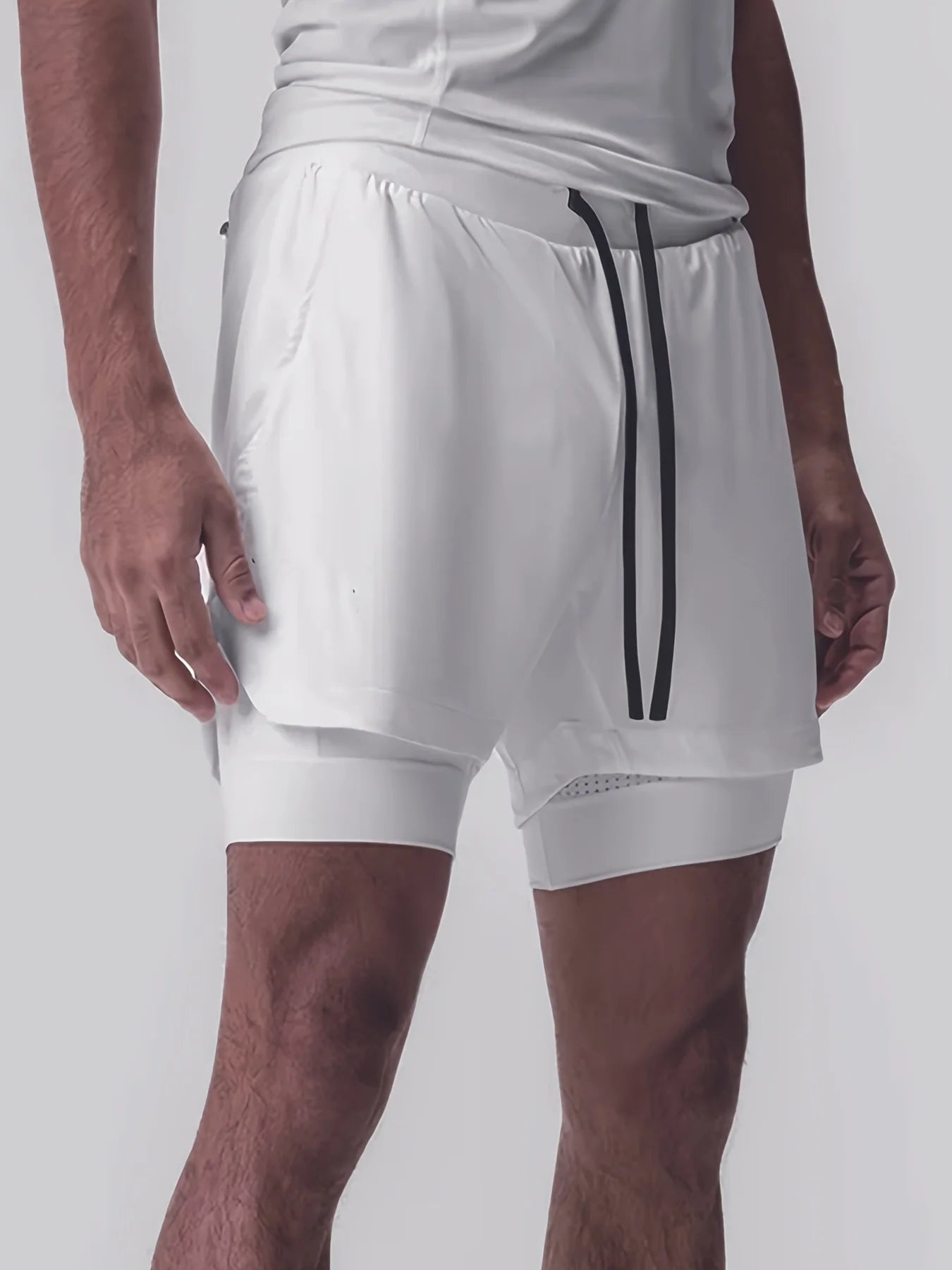 Men’s Double-Layer Sports Shorts