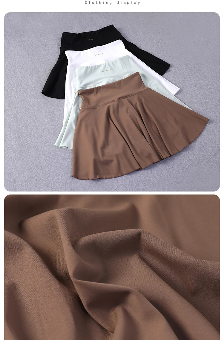 Women’s High-Waist Pleated Athletic Skorts