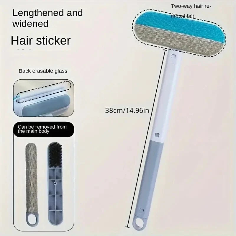 Ergonomic Pet Hair Brush for Dogs & Cats - Durable Nylon Grooming Tool for Shedding Control, Gentle on Skin, Easy to Clean, Suit