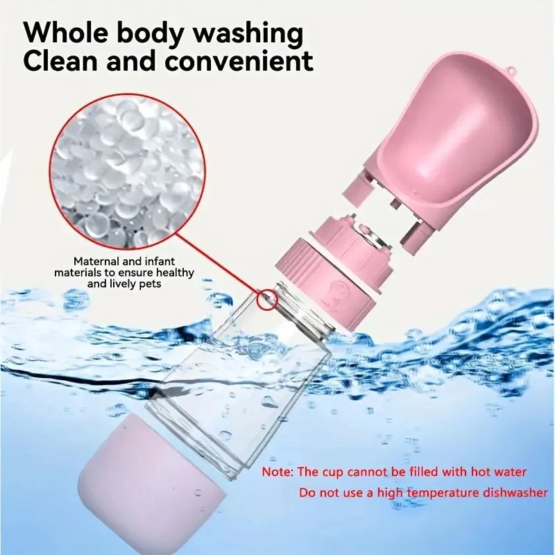 Portable Dog Water Cup - Outdoor Travel Feeding Cup, Water Dispenser & Food Supplies for Pets