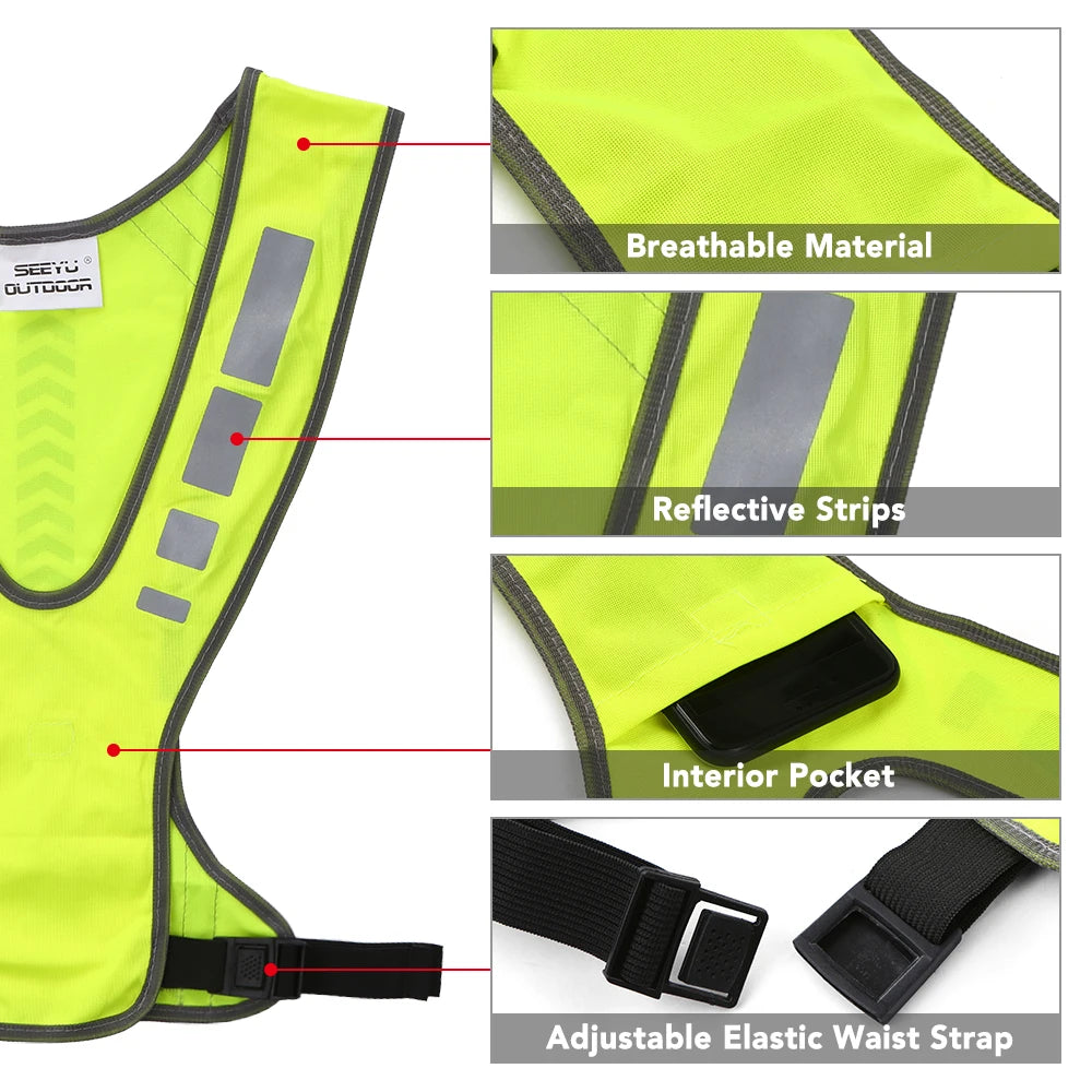 Cycling Reflective Safety Vest