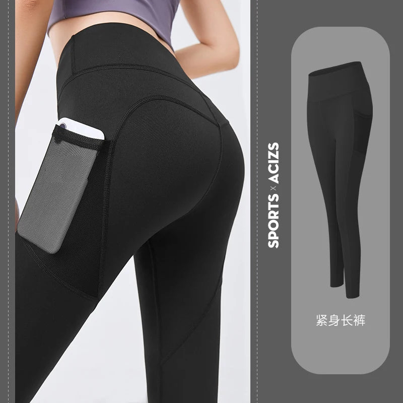 Women’s High-Waist Seamless Yoga Leggings
