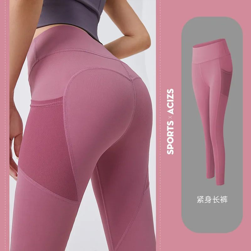 Women’s High-Waist Seamless Yoga Leggings