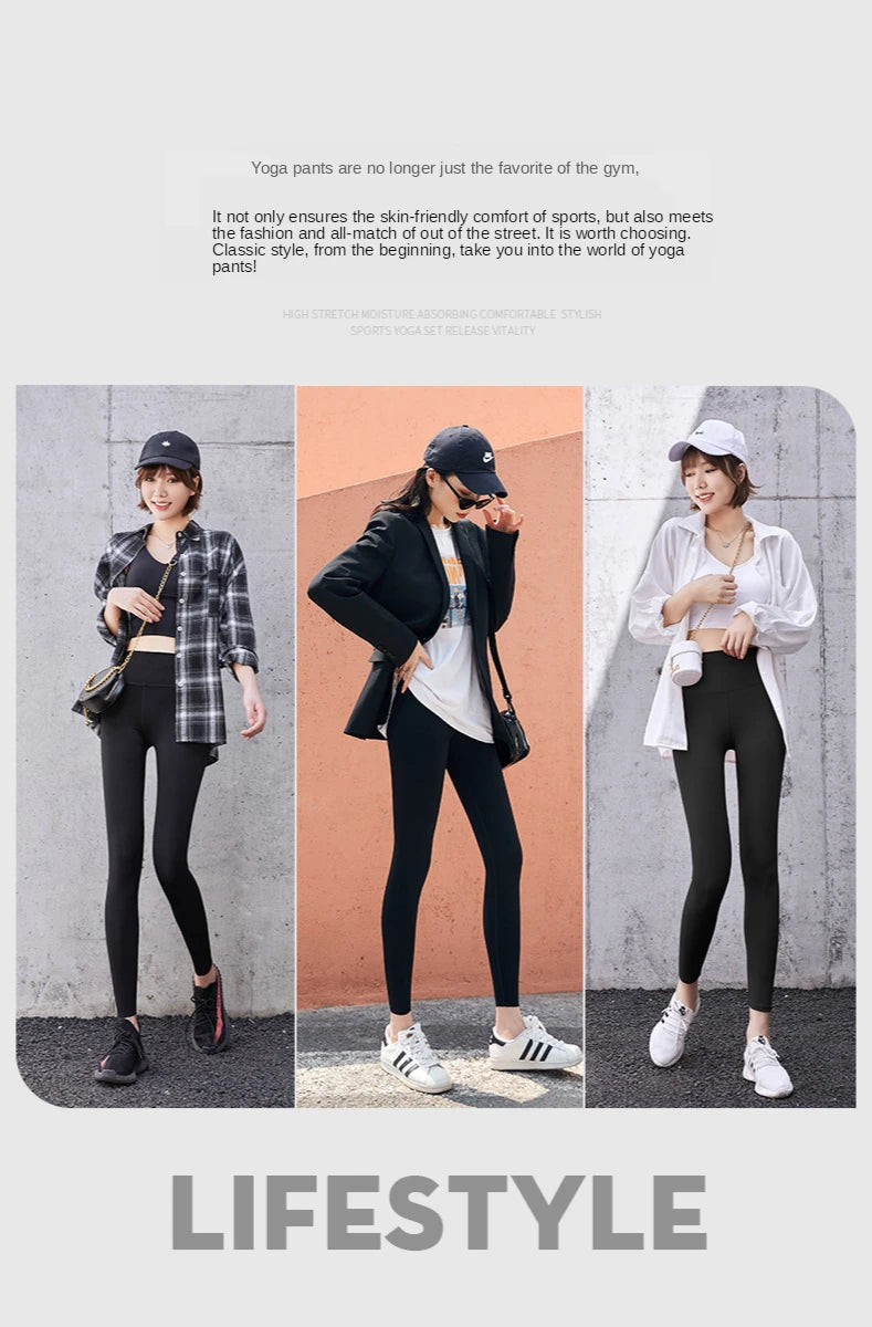 Women’s High-Waist Seamless Yoga Leggings