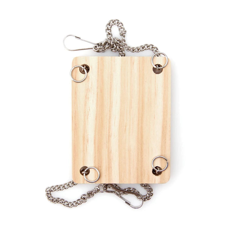 Small Animals Toys Hamster Chinchilla Toys Wooden Swing Harness Hanging Bed Parrot Rest Mat Pet Hanging Pet Toys Accessories