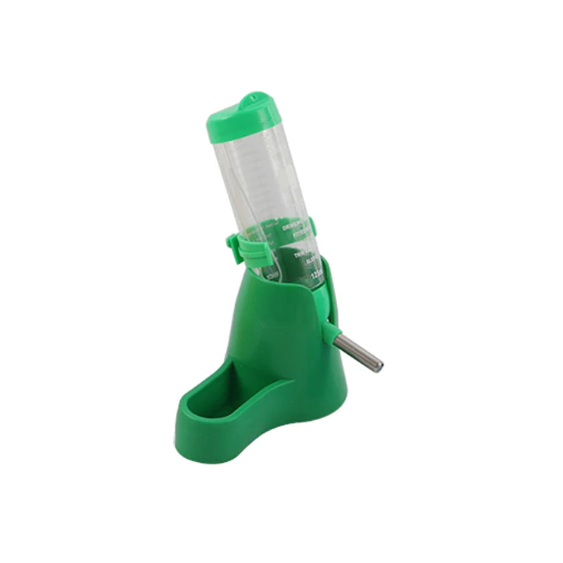 4 Color Plastic Hamster Drinker Water Bottle Dispenser Feeder Hanging Pet Guinea Pig Squirrel Rabbit Drinking Head Pipe Fountain