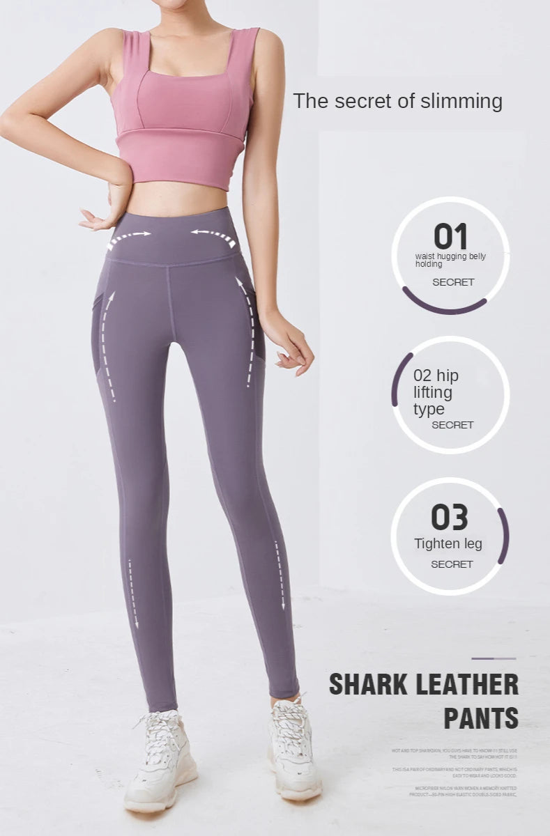Women’s High-Waist Seamless Yoga Leggings