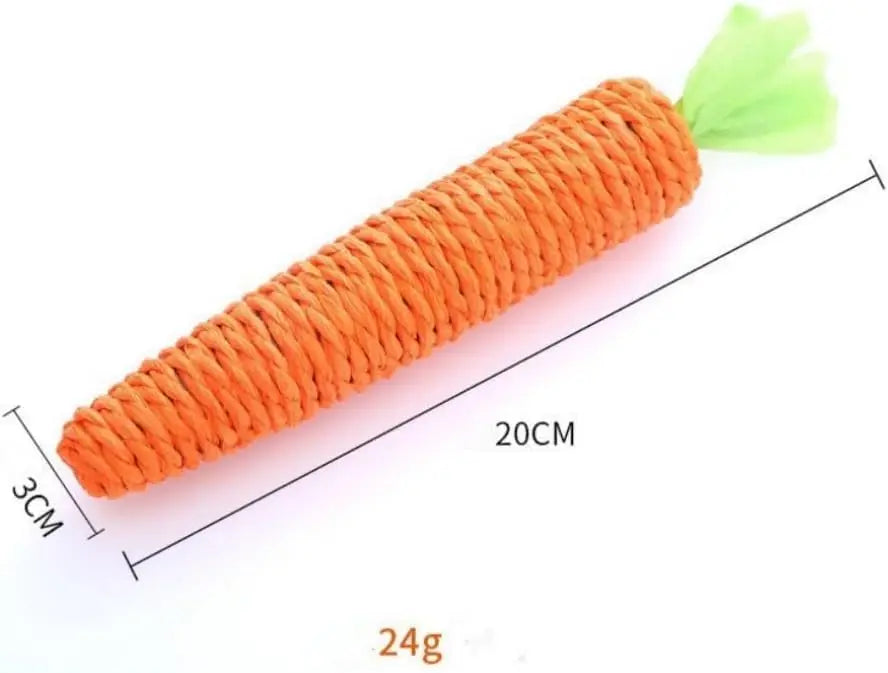 self-entertainment carrot teething bite-resistant scratch-resistant clawing