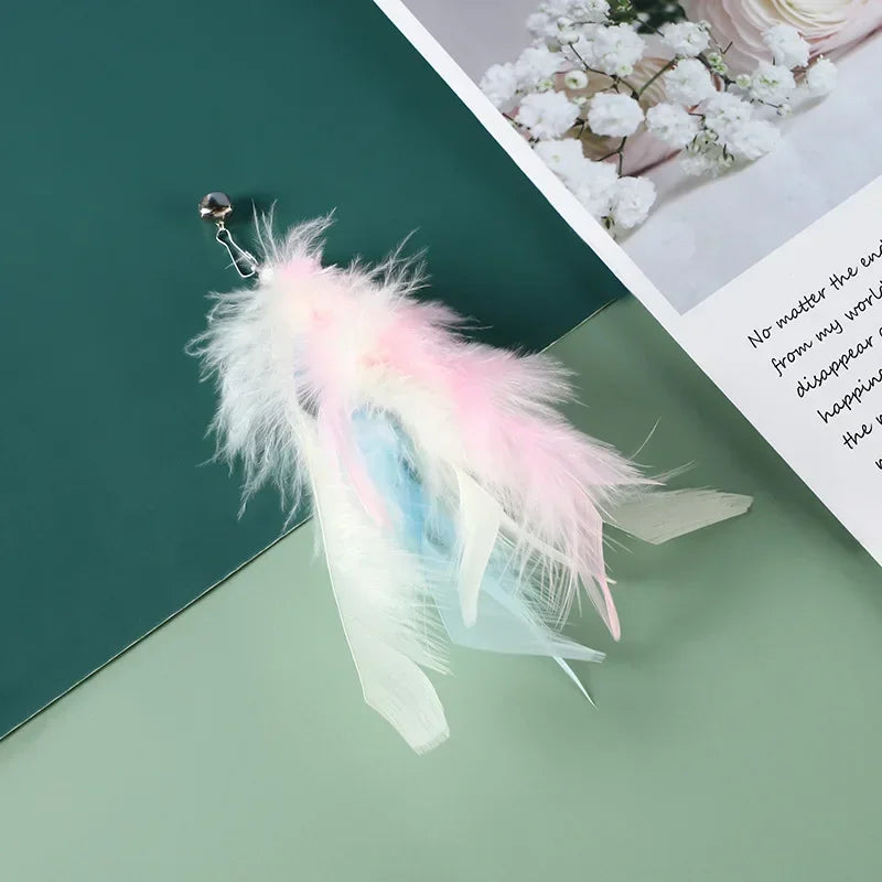 Feather Accessories Birds Worm Bell Interactive Replacement Refill Foam Ball Training