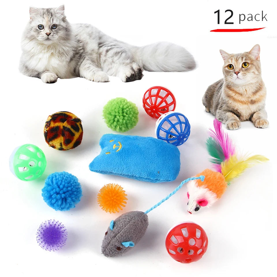 Variety Stick Sisal Mouse Bell Ball 20 Piece Set