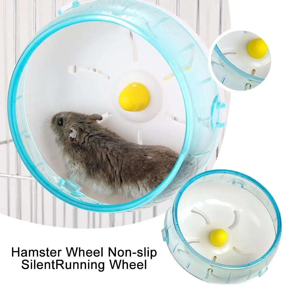 12-21.5cm Hamster Running Disc Toy Silent Small Pet Accessories Wheel Wear-resistant Rotating Waterproof Sports Cage And Ha B6I9