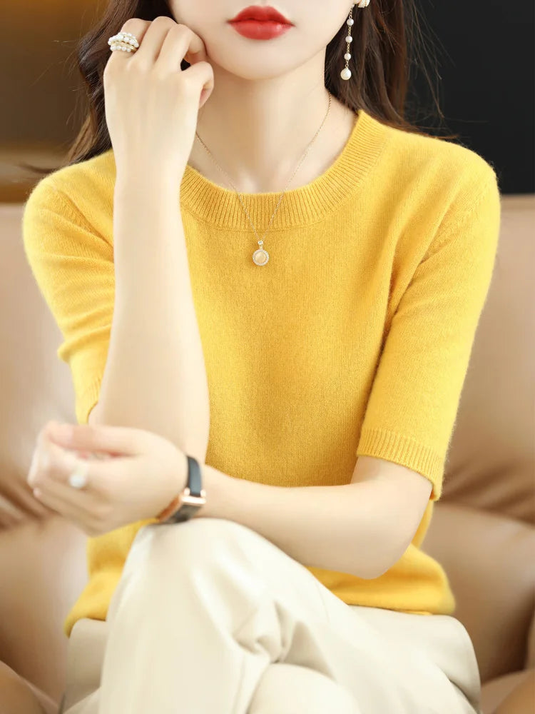 Women’s Merino Wool & Cashmere Sweater