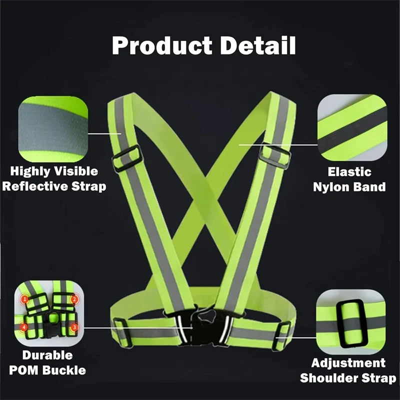 Adjustable Reflective Safety Vest