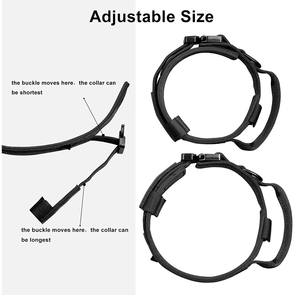 Heavy-Duty Military Tactical Dog Collar & Leash Set: Adjustable & Durable For All sized dog