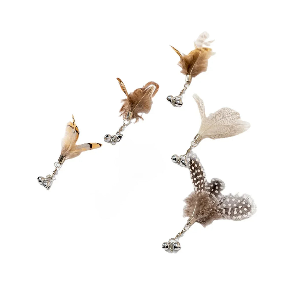 Feather Accessories Birds Worm Bell Interactive Replacement Refill Foam Ball Training