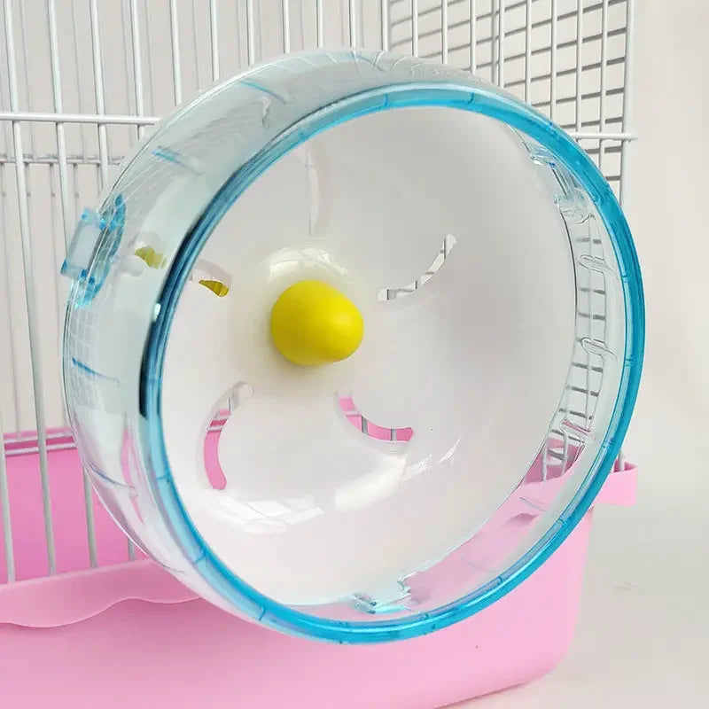 1PC 12-21cm Hamster Running Disc Toy Silent Small Pet Waterproof Cage Rotating Wheel Accessories Wear-resistant Hamster Sport