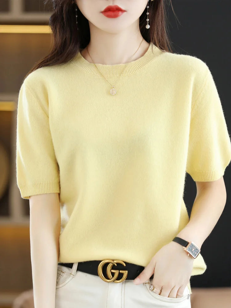 Women’s Merino Wool & Cashmere Sweater