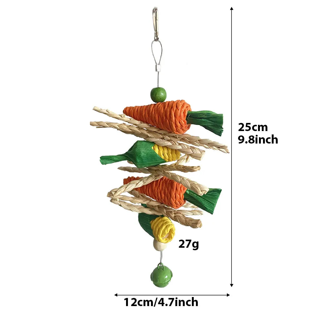 Small Animal Chew Toys For Ribbit Bunny Hamster Guinea Chinchillas Tooth Cleaning Molar Grinding Toys Pet Supplies