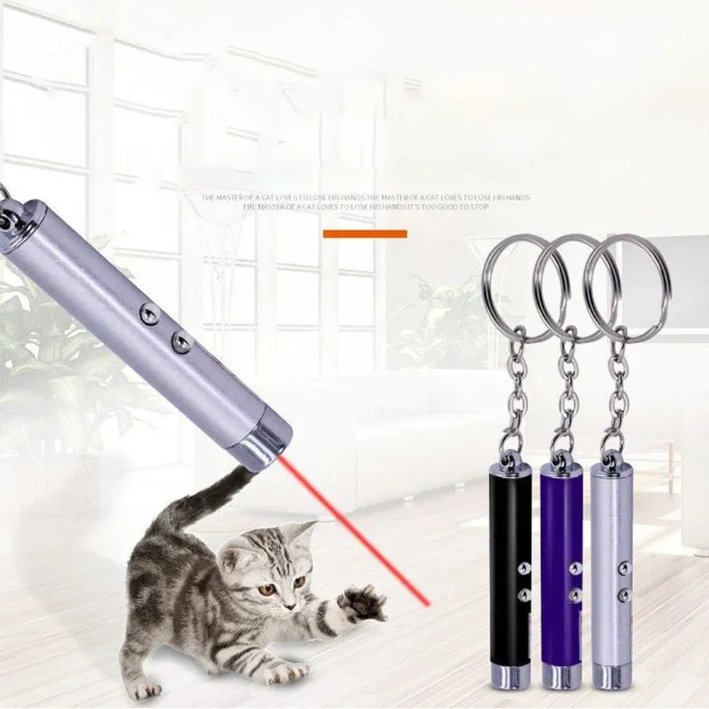 Teasing Cat Laser Pointer, Cat Laser Toy, Pet Training Chase Interactive Toy, Suitable for Kitten Cat and Dog Chase Game