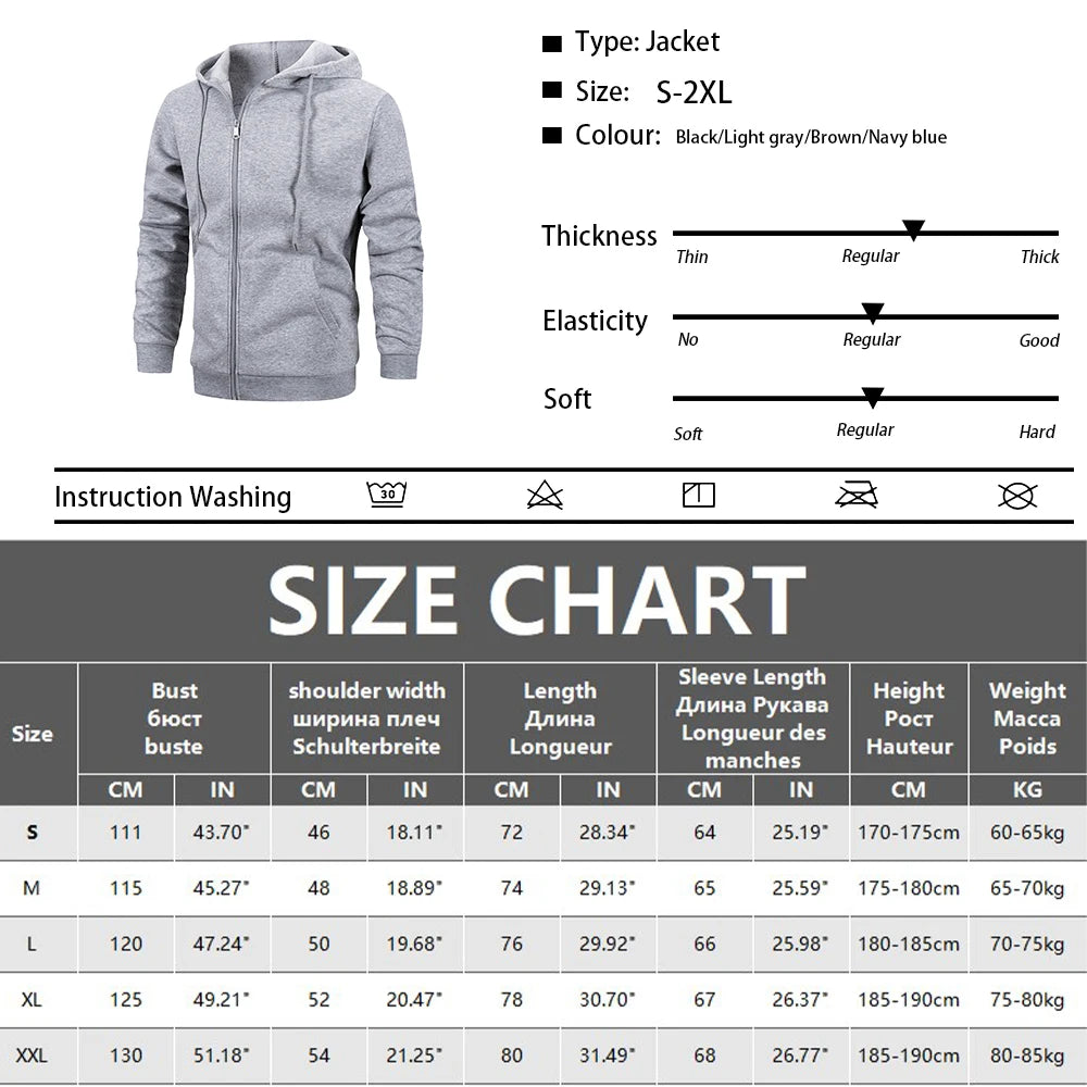 Men’s Zip Hoodie Jacket