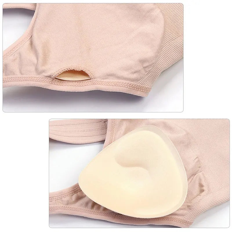 Seamless Racerback Sports Bra