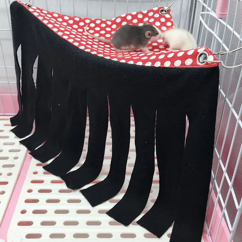 Hammock Pet Hideout Cage Accessories Hamster Tent Nest Bed For Guinea Pig Chinchilla Rat Hedgehog Squirrel Ferret Dwarf Bunny