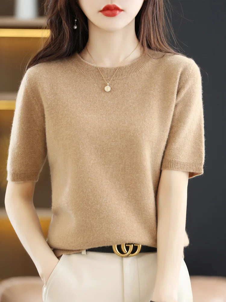 Women’s Merino Wool & Cashmere Sweater