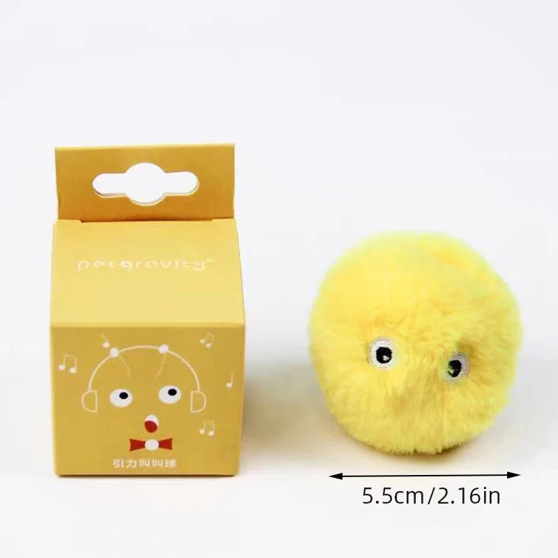 Interactive Ball Smart Cat Toys, Electric, Catnip, Training, Touch, Squeak