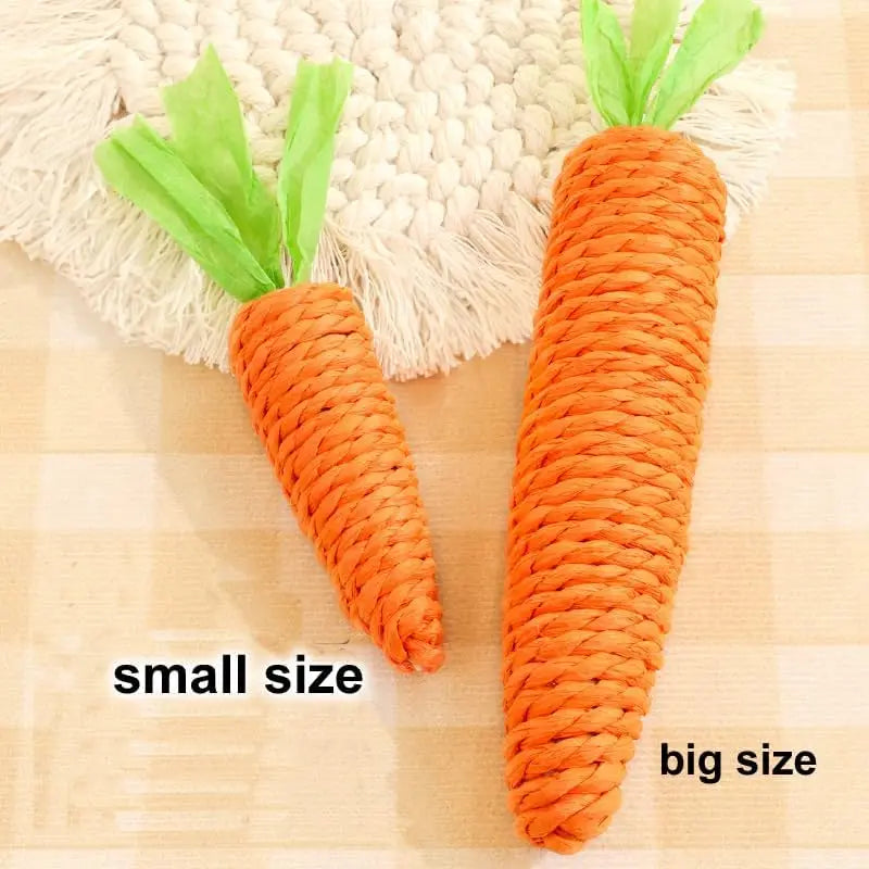 self-entertainment carrot teething bite-resistant scratch-resistant clawing
