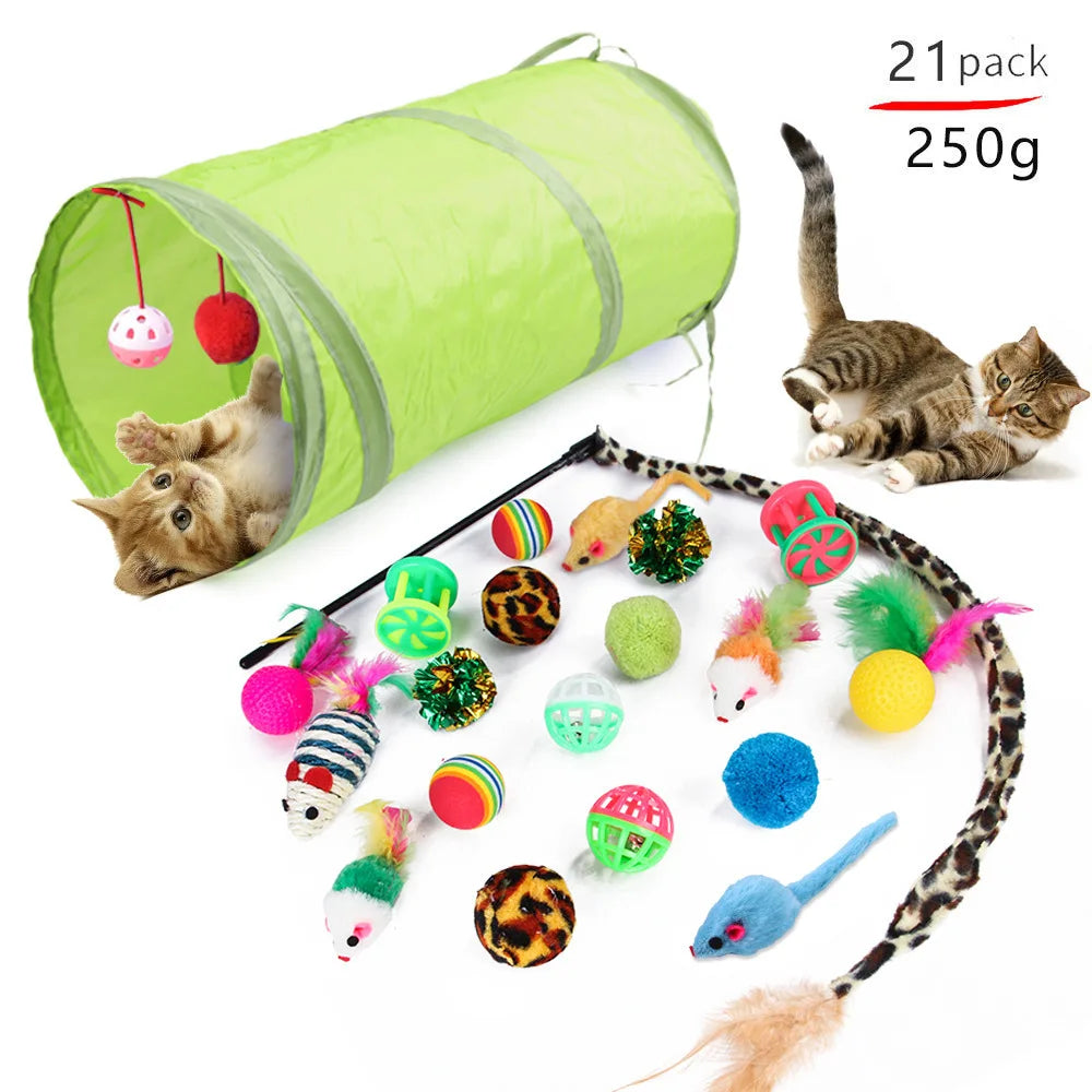 Variety Stick Sisal Mouse Bell Ball 20 Piece Set