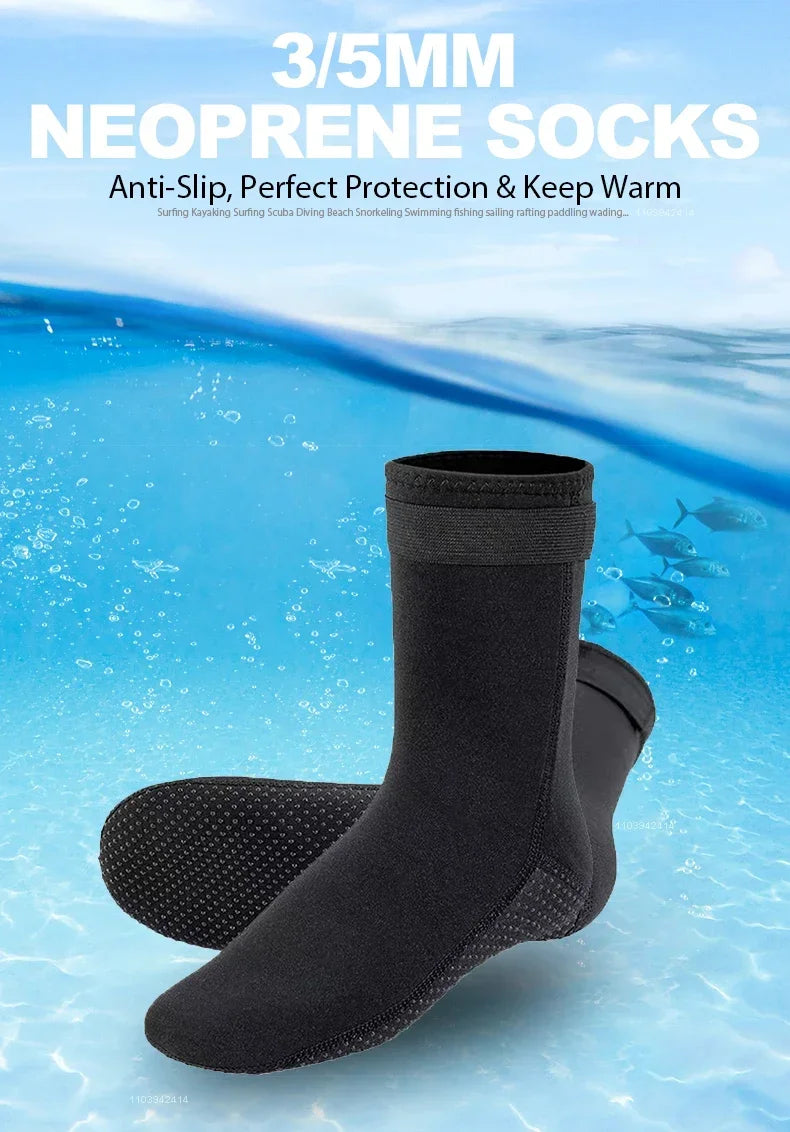 3mm Neoprene Diving Socks