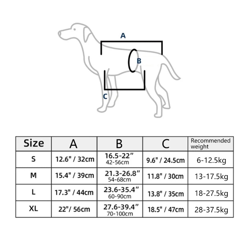 Dog Body Support Dog Lift Harness for Injured Elderly Dogs Disabled Pet Supplies