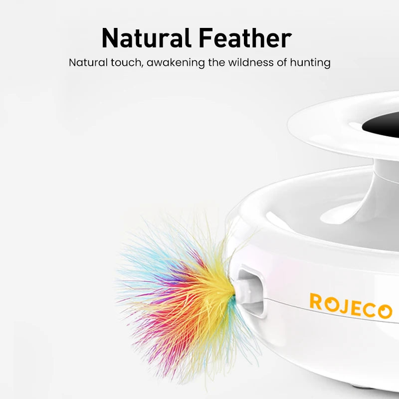 2 in 1 Automatic Feather Ball 5 Modes Interactive