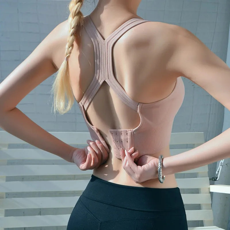 Seamless Racerback Sports Bra