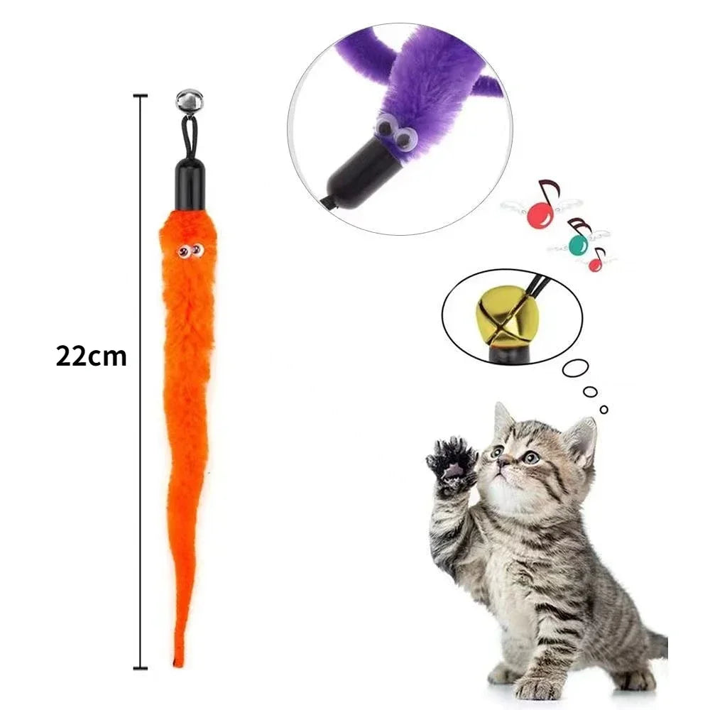 Feather Accessories Birds Worm Bell Interactive Replacement Refill Foam Ball Training