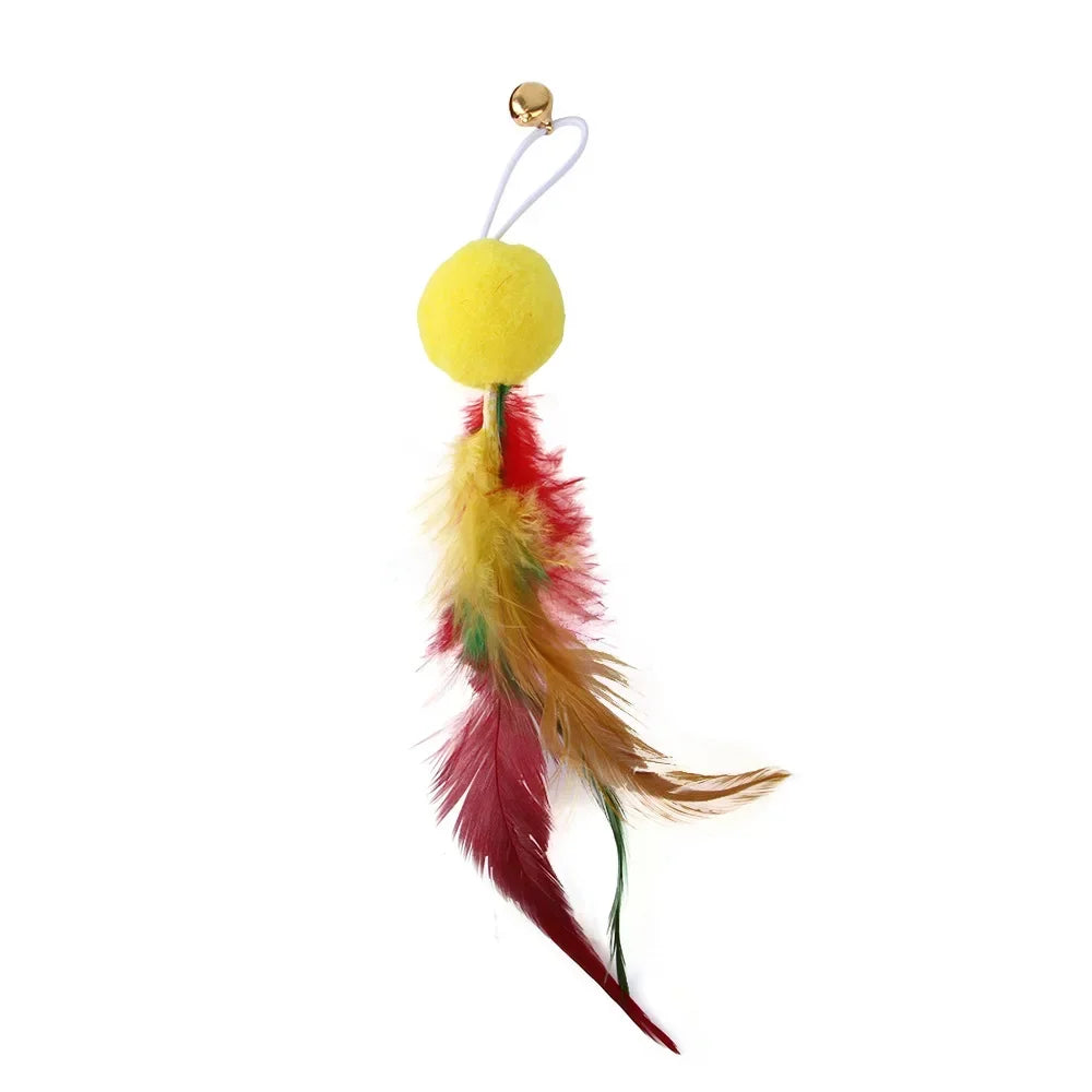 Feather Accessories Birds Worm Bell Interactive Replacement Refill Foam Ball Training