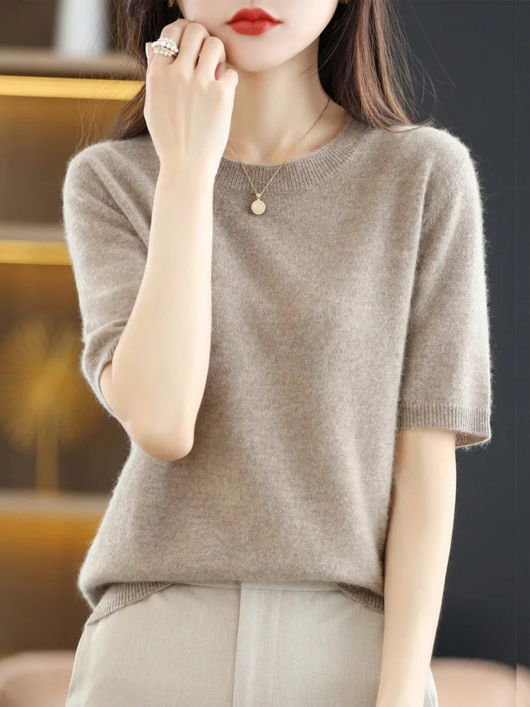Women’s Merino Wool & Cashmere Sweater