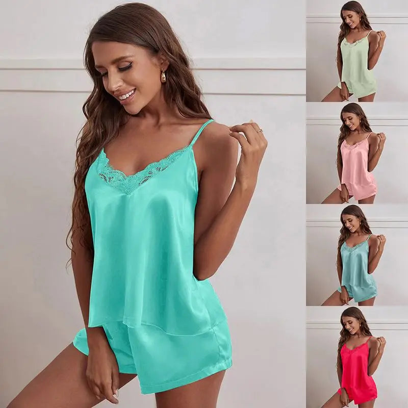 Women’s Silk Pajama Set