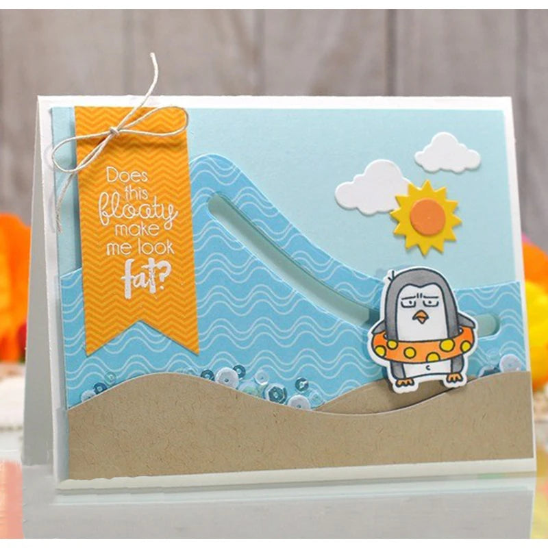 Creative Gliders with Double-Sided Adhesive Circle