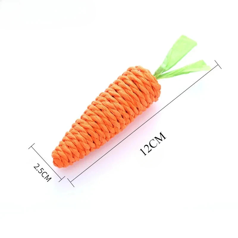 self-entertainment carrot teething bite-resistant scratch-resistant clawing