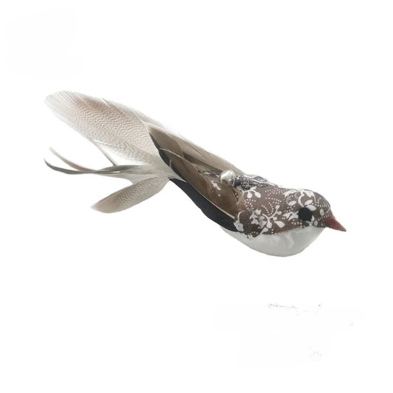 Handfree Bird/Feather Wand Bell Suction Cup Interactive Hunting Exercise